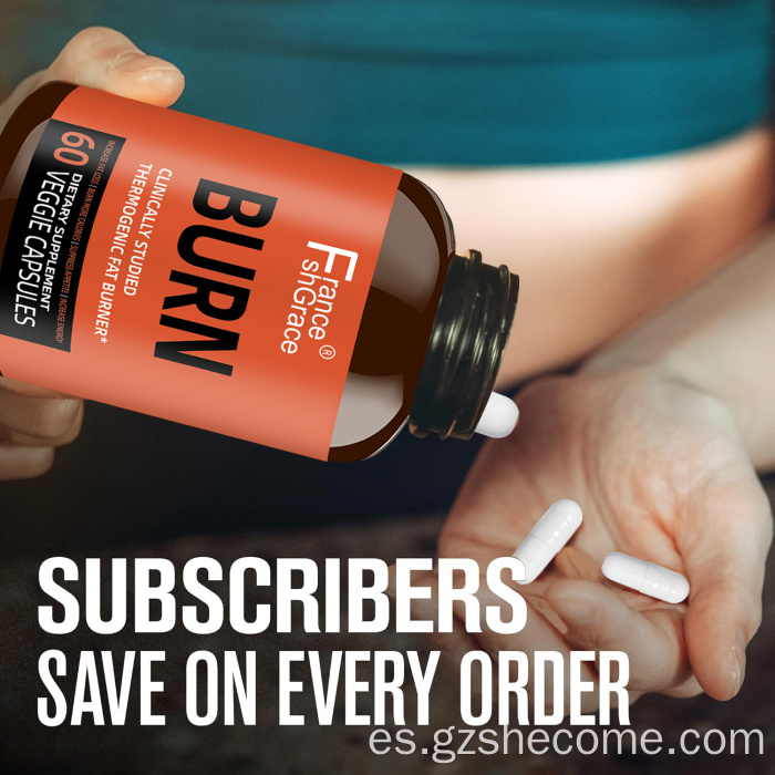 Shecome Fat Burner Cápsulas Metabolismo Apoyo Energético